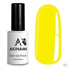 Гель-лак AKINAMI №103 Bright Yellow 9мл.
