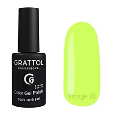 Гель-лак Grattol Color Gel Polish Vitrage 01, 9мл