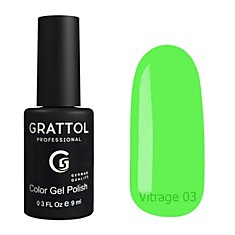 Гель-лак Grattol Color Gel Polish Vitrage 03, 9мл