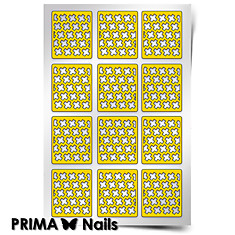 Трафарет для дизайна ногтей PRIMA Nails. Принт «Крестики»