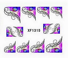 Наклейки для ногтей XF1315