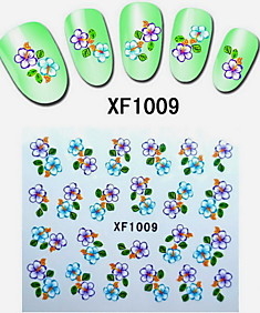 Наклейки для ногтей XF1009