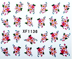 Наклейки для ногтей XF-1136