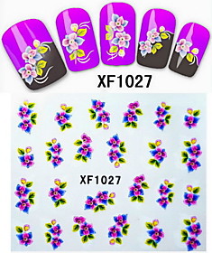 Наклейки для ногтей XF1027